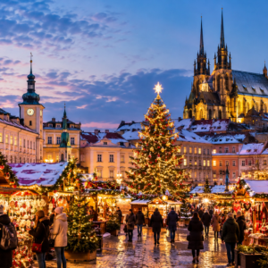 Brno - stolica Moraw - Jarmark Bożonarodzeniowy