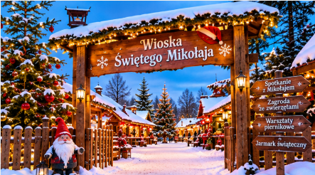 Mikołajki - mała Laponia w Polsce- Wioska św. Mikołaja - obrazek 2